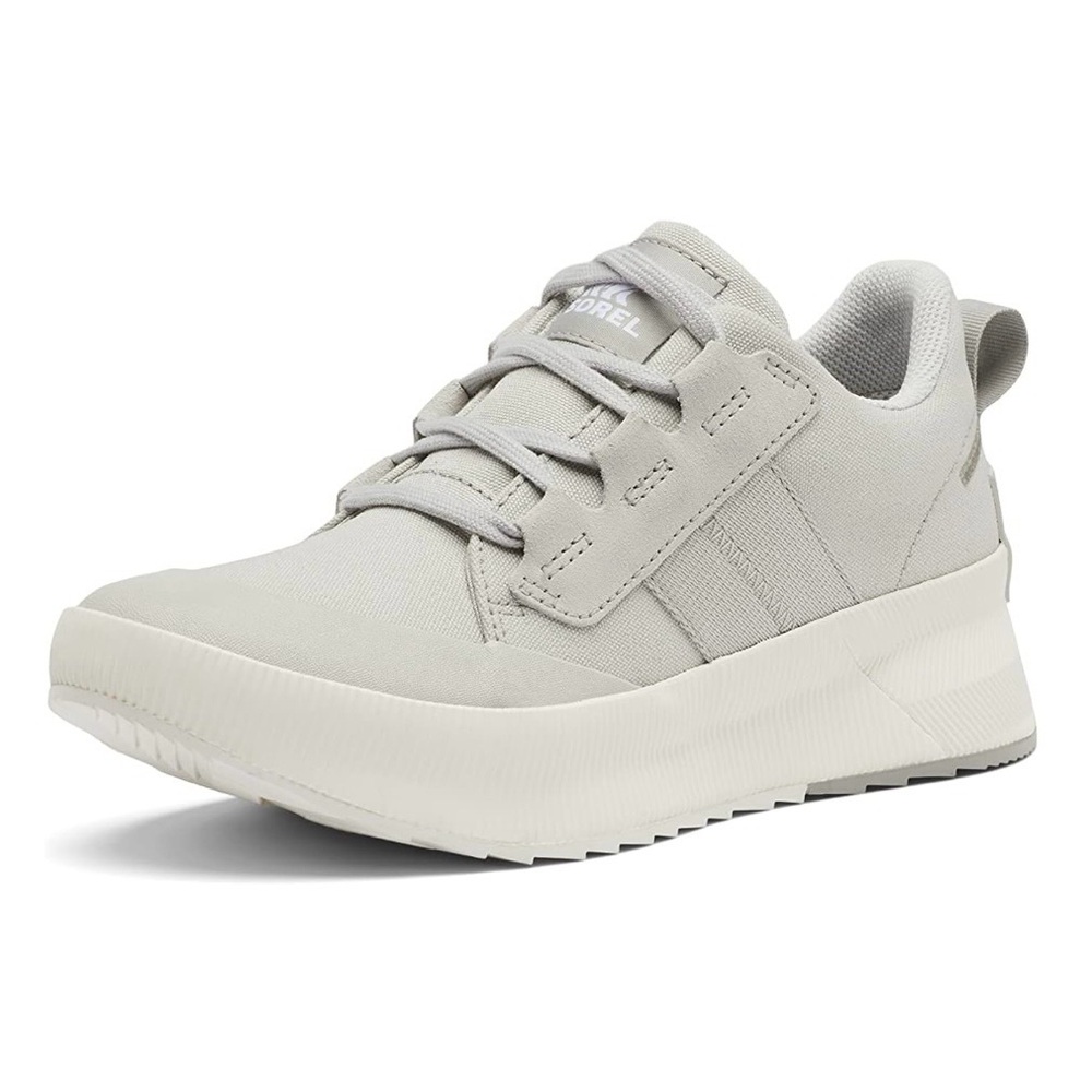 Sorel Out N About III Low Canvas Sneaker Moonstone/Sea Salt Gray Off White 7.5